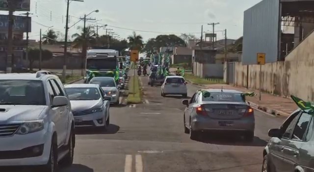 Eleições 2022- Motocarreata organizada pela ADENOP passa de 400 carros e motos segundo a  Policia Militar