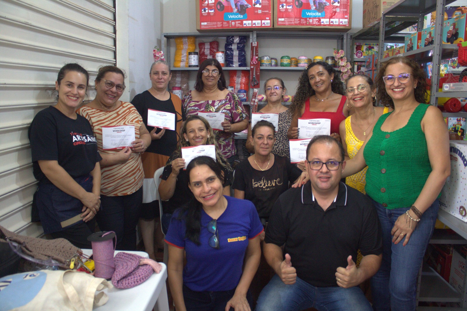 Bazar Regina realiza workshop com especialista em crochê da linha Circulo