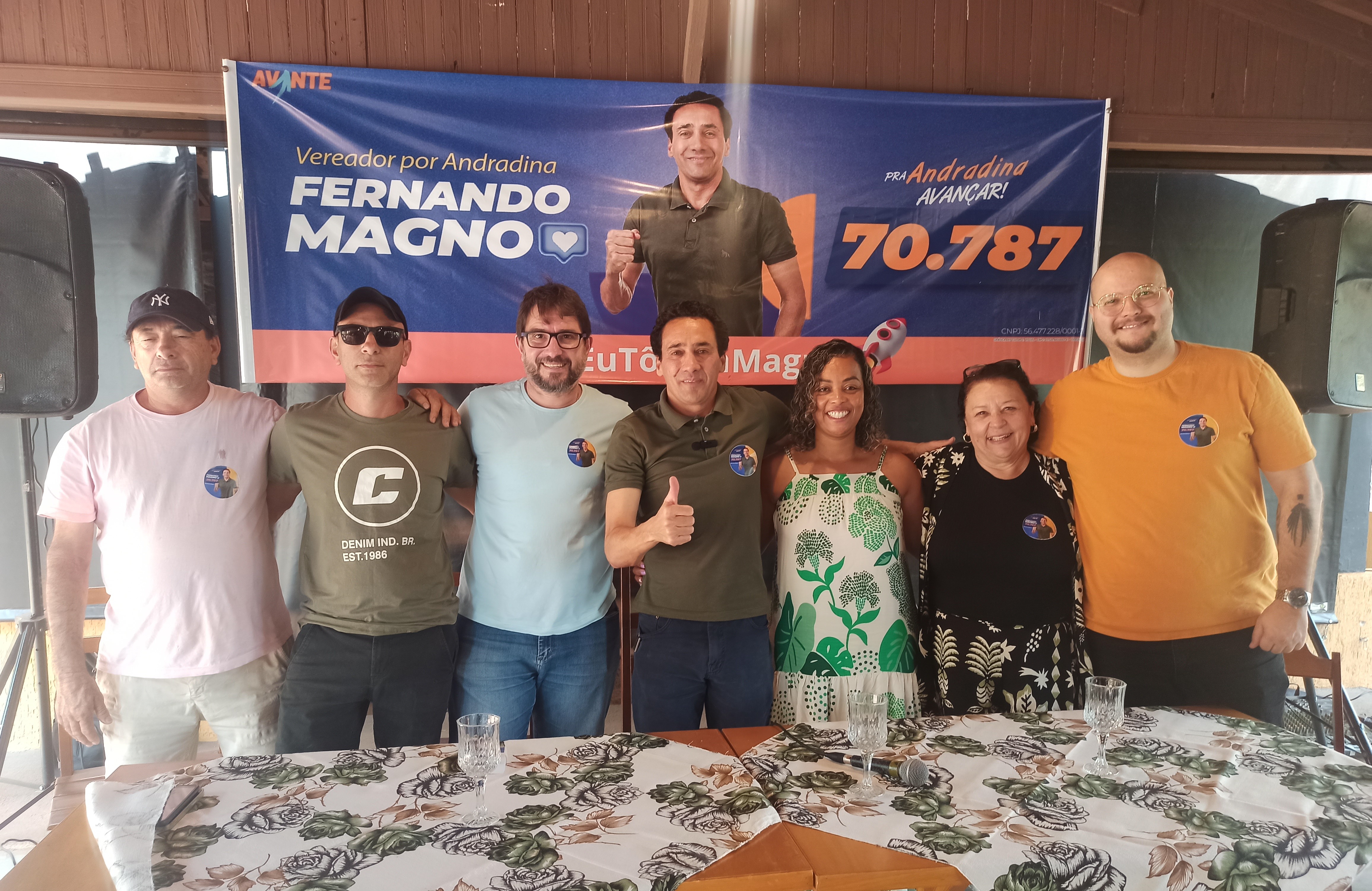 Fernando Magno inicia campanha com encontro na ADPM