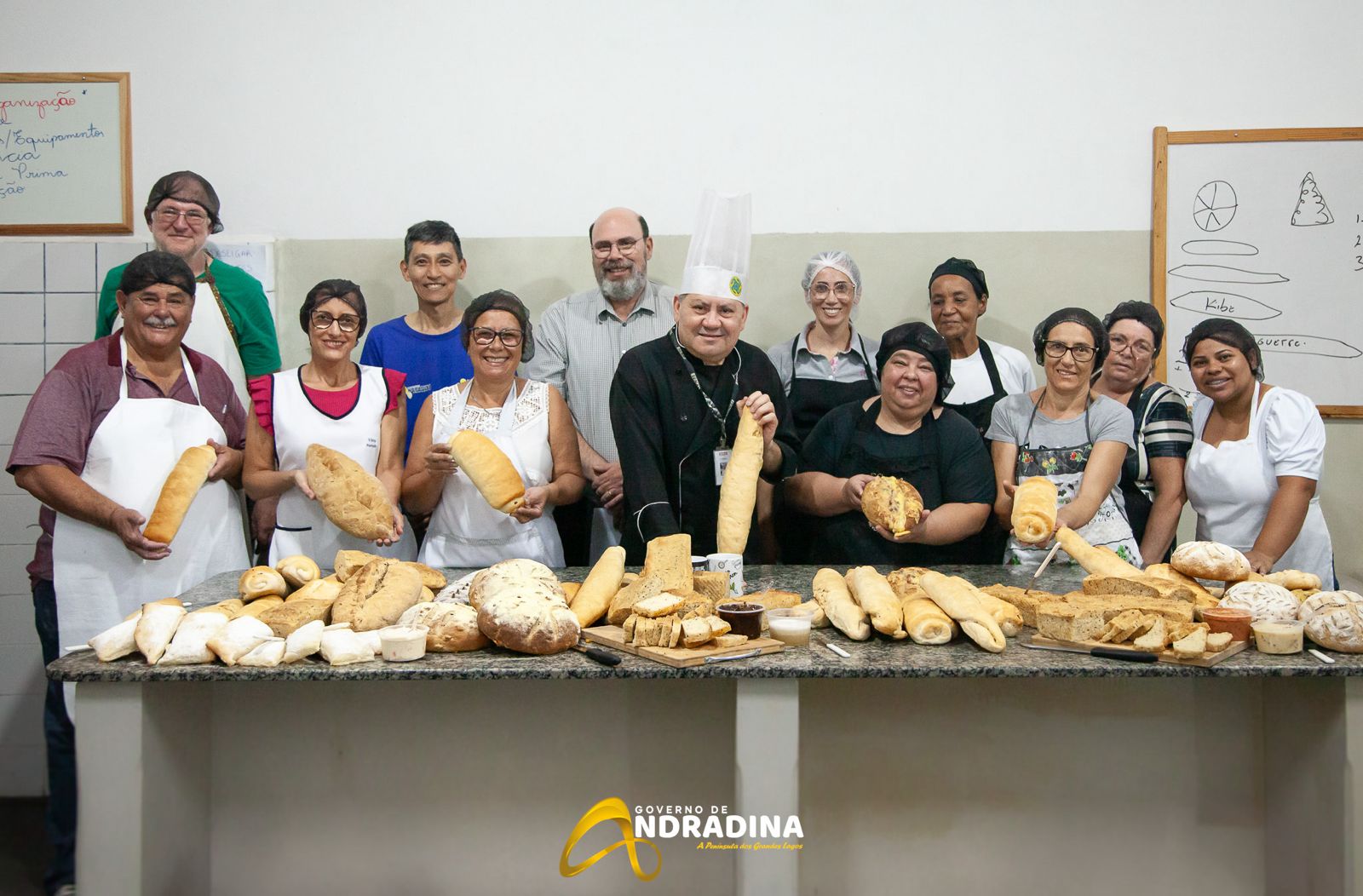 Formatura apresentou “obras de arte” em forma de pão