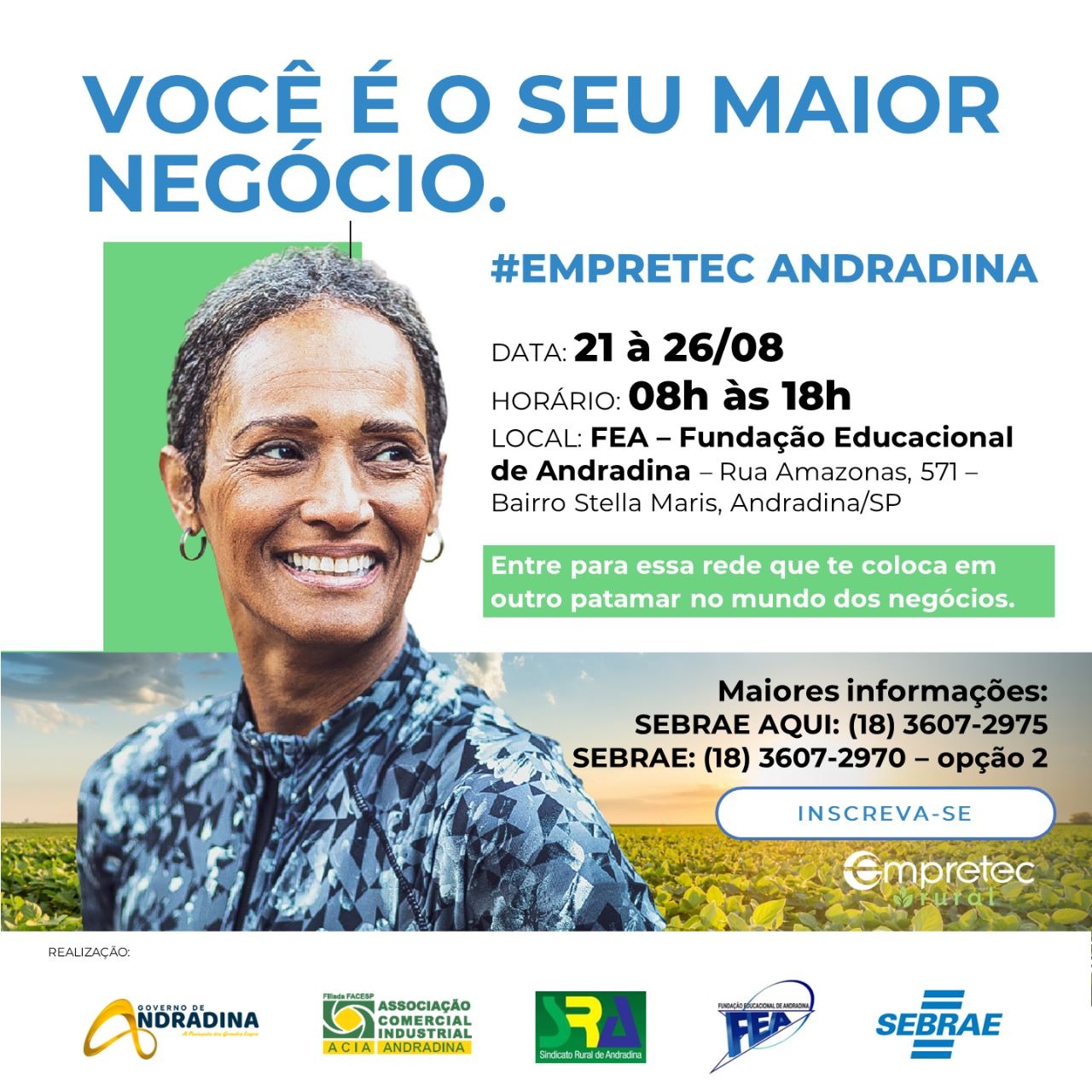 Andradina receberá o EMPRETEC, principal programa de formação de empreendedores do mundo