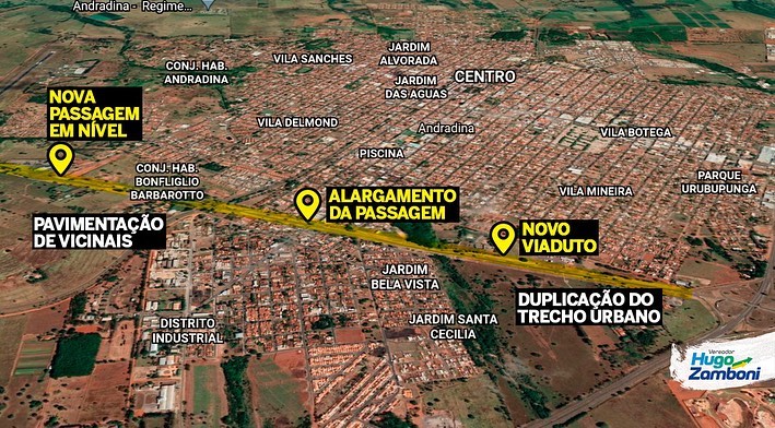 Rodovias que cortam Andradina terão investimentos para trazer maior mobilidade