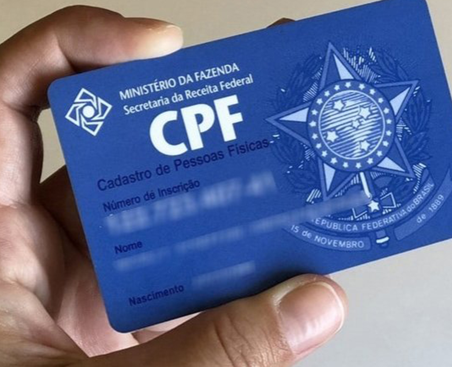 CPF passa a ser universal como único documento de identificação