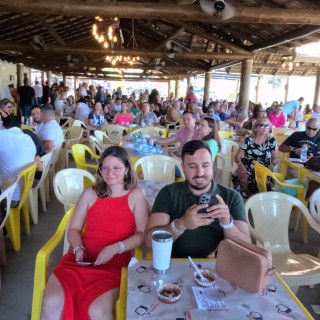 Pedal do Bem realizou feijoada em prol da Igreja São Sebastião