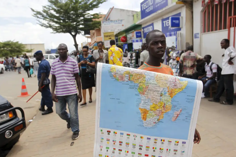 Novo mapa-múndi corrige tamanho da África, América do Sul e Ásia