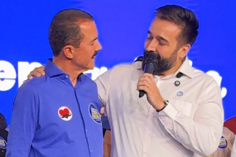 Candidato a Deputado Federal Hugo Zamboni recebe Itamar Borges em agenda de campanha nesta quinta-feira (1)