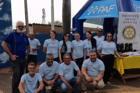Rotary Club Andradina Integração realiza ação em parceria com Grupo PAF no cemitério de Andradina