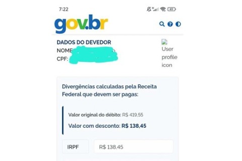 Golpes usam nome e CPF do contribuinte para simular cobranças da Receita Federal