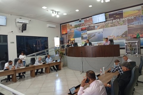 35ª Sessão da Câmara de Castilho tem como destaque projeto de anistia de juros e multas