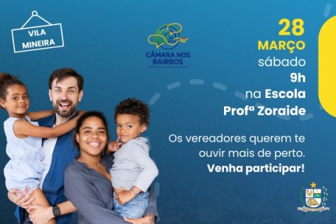 Câmara de Andradina inicia programa “Câmara nos Bairros” com primeira ação na Vila Mineira