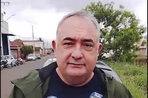 Candidato a Deputado Estadual sargento Parra cumpre agenda de campanha em Andradina