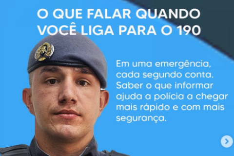 Polícia Militar traz orientações sobre como proceder em chamada 190