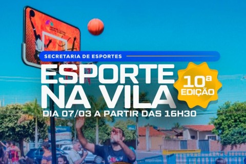 Esporte na Vila chega à 10ª edição com atividades gratuitas no bairro São Gabriel